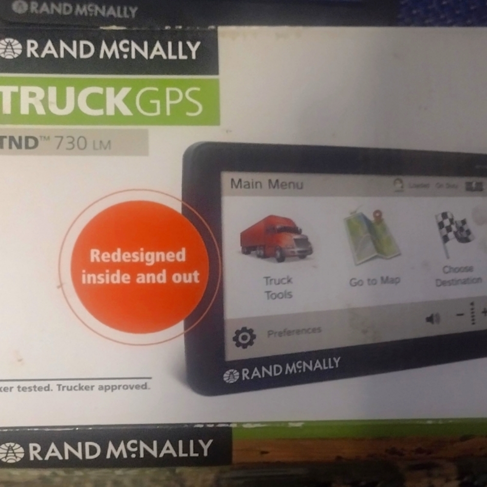 Rand McNally IntelliRoute TND 730LMTruck GPS- 7in.